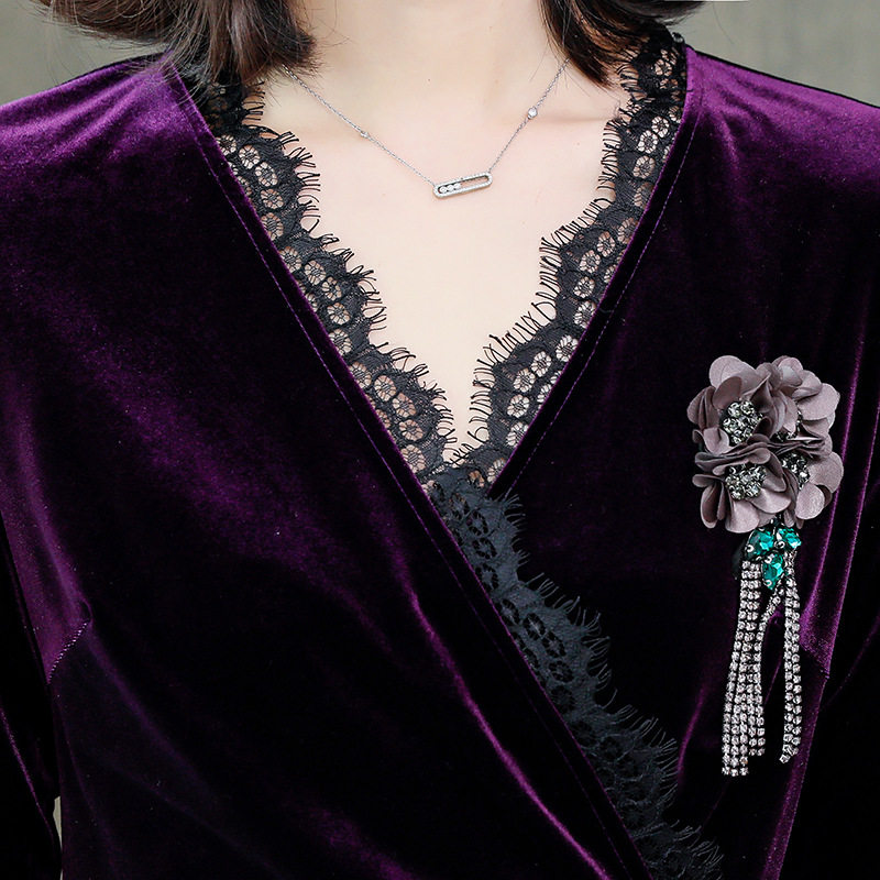 喜婆婆婚宴装女高端妈妈结婚礼服2024年时尚洋气高贵年轻款连衣裙