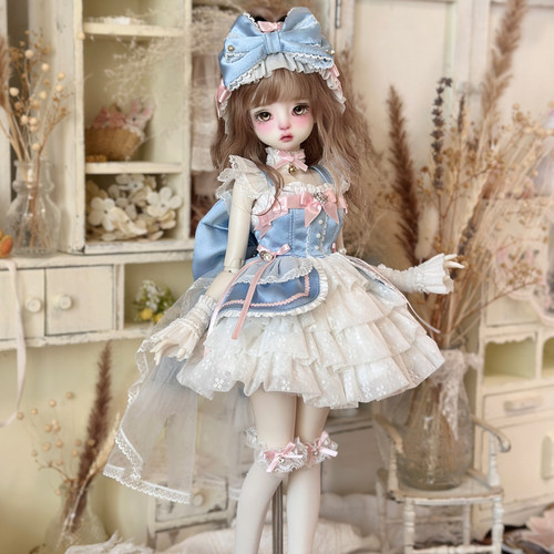 【尾款&掉落】JadeShine* 缎带礼物匣 BJD4分娃衣MDD娃衣套装 - 图2