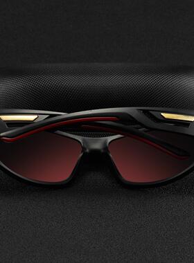 跨境男士偏光太阳镜欧美户外运动款骑行眼镜自行车墨镜可遮阳