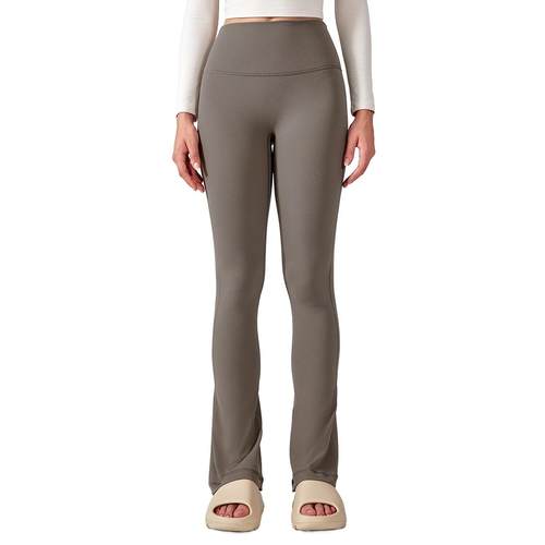 waisted flared crotchless sports yoga clothes pants wear - 图3