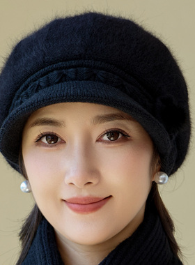 2026新款冬季女加绒保暖针织帽
