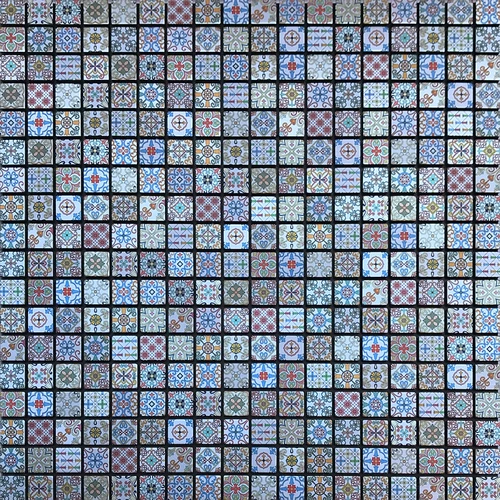 Металлическая самоклеющаяся мозаика в форме цветка, обои на стену из нержавеющей стали