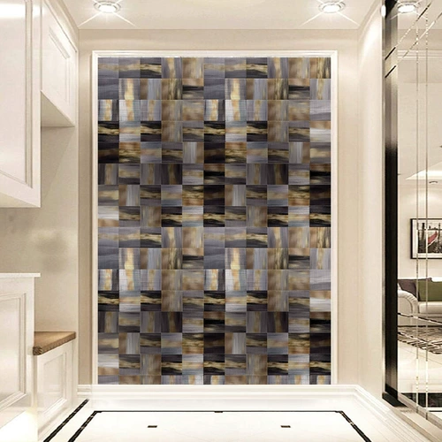 Металлическая мозаика, самоклеющаяся плита на стену