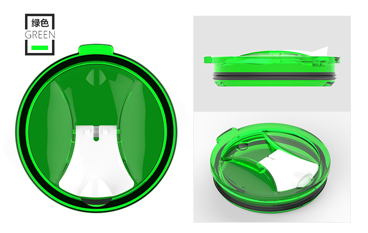 新款欧美亚爆款 30OZ yeti密封杯盖 冰霸杯盖子 密封防漏雪人杯盖 - 图0