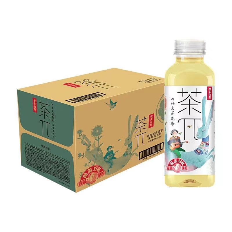 农夫山泉茶派π茶兀500ml*15瓶整箱饮料批特价青提蜜桃乌龙茉莉花 - 图3