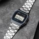 Casio Casio watch men's retro small square silver watch student female quartz electronic A158W A159W