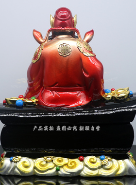 钟道树脂财神钟馗招财供奉摆件