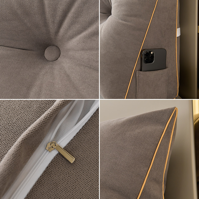 床头双人靠背软包三角床上护腰垫 馨尔梦家居靠垫/抱枕