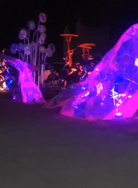 户外简约不锈钢镜面内发光鲸鱼大型城市景观地标创意雕塑落地摆件