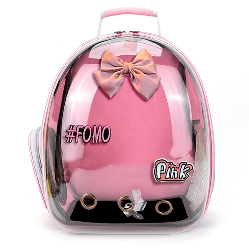 Портативный милый розовый космический рюкзак для выхода на улицу, надевается на плечо