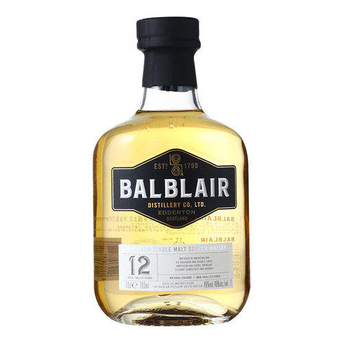 巴布莱尔12年高地单一麦芽威士忌洋酒正品 Balblair 12 Year Old - 图0