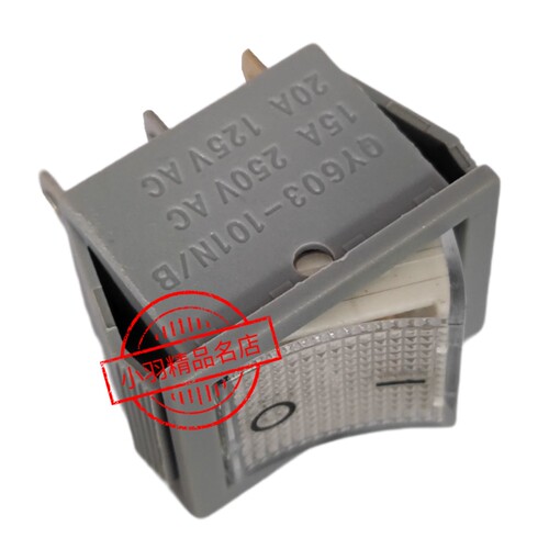 电热锅开关 大开关 配件 多用锅电炒锅开关 3脚 带灯 800W 500W - 图2