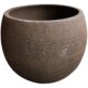 Stone pottery flower pot retro handmade unglazed plain fish pot