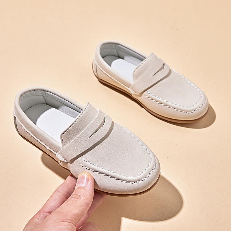 儿童皮鞋2026新款春秋款男童豆豆鞋中大童休闲鞋女童单鞋一脚蹬鞋,淘宝优惠券,粉丝福利购,淘宝优惠卷