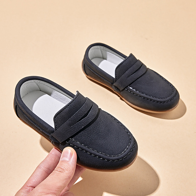儿童皮鞋2026新款春秋款男童豆豆鞋中大童休闲鞋女童单鞋一脚蹬鞋,淘宝优惠券,粉丝福利购,淘宝优惠卷