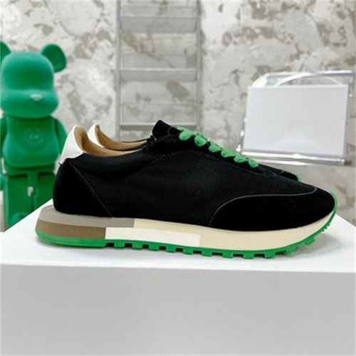 23经典复古阿甘鞋简约系带运动鞋绿色鞋底欧美设计德训鞋厚底鞋女 - 图2