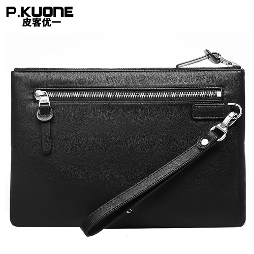 Сумка с петлей на руку, маленькая сумка клатч, кожаная цепочка для отдыха с молнией, из натуральной кожи