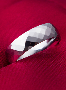 男士戒指韩版菱格ins高级感指环