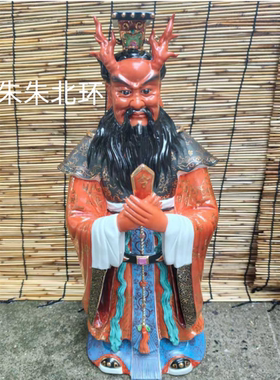 景德镇雕塑瓷器四海龙王神像摆件