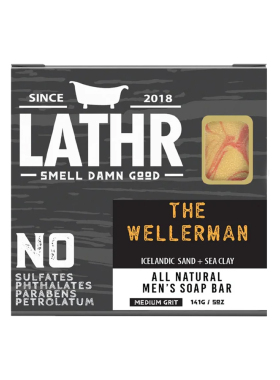 Lathr-Wellerman桂叶朗姆酒丁香麝香肌肤水润光滑清洁身体沐浴皂