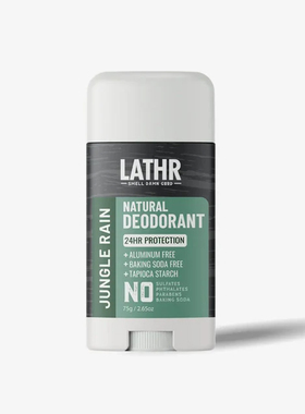 Lathr-Natural Deodorant Jungle Rain 清爽无铝无小苏打 除臭棒