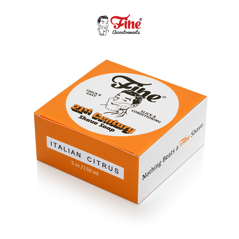 Fine Accoutrements-21世纪系列 意大利柑橘传统男士剃须皂 150ml - 图0