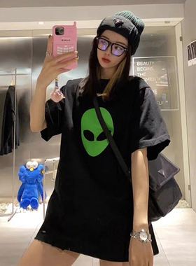 100%纯棉短袖t恤宽松韩版夏季