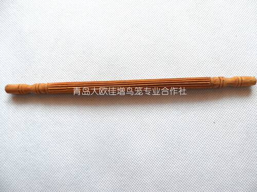 大欧鸟笼靛颏红子绣眼笼用拉丝螺纹竹站杠跳杠息杠一根 - 图1