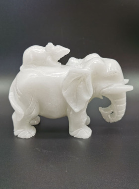 石雕摆件装饰品客厅招财工艺品