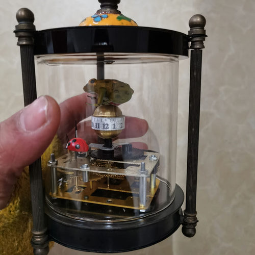 仿古钟表 欧式座钟 古典机械表 纯铜趣味系列 蚂蝗蝈蝈 怀表鹿表 - 图1