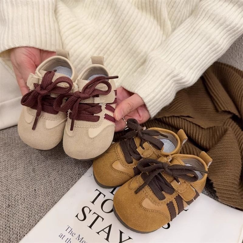 宝宝运动鞋春季款单鞋反绒牛皮防踢软底豆豆鞋男女童1-3岁阿甘鞋,淘宝优惠券,粉丝福利购,淘宝优惠卷