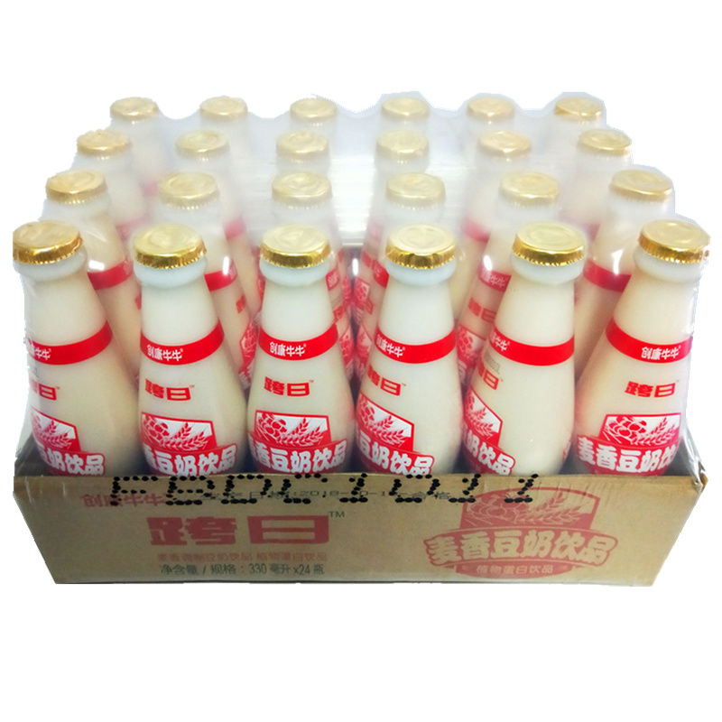 创康牛牛跨日原味豆奶饮品330ml 24瓶营养早餐豆浆植物蛋白饮料,淘宝优惠券,粉丝福利购,淘宝优惠卷