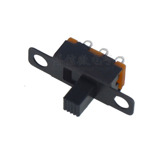 SS12F15 手柄多个高度 SS-12F15 三脚 拨动 滑动开关 1排2档 3脚 - 图0