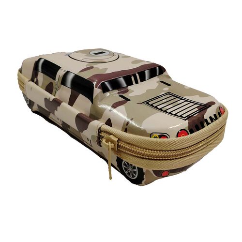 爆款热销多功能坦克文具盒小学生汽车警车笔盒创意笔袋儿童收纳袋 - 图1