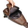 Casual travel retro cowhide chest bag
