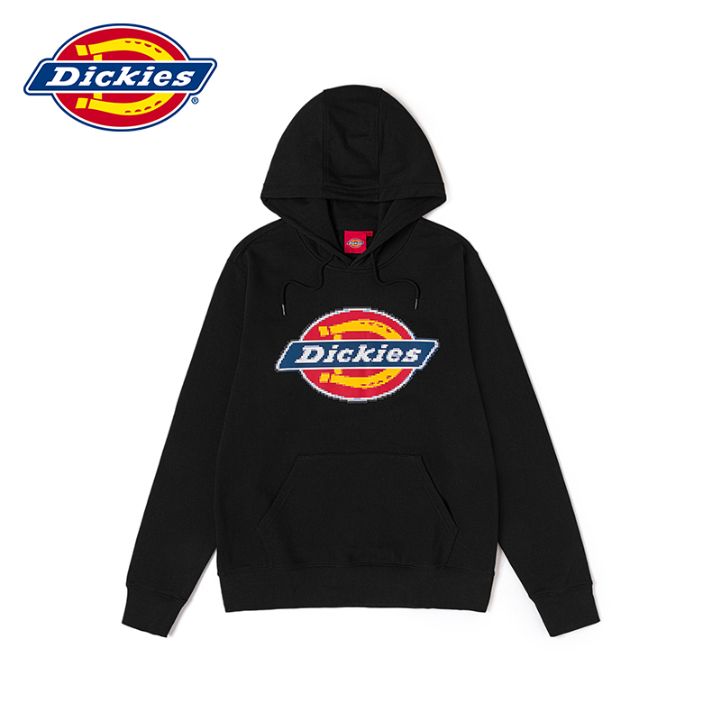 Dickies 春夏 三原色大logo连帽毛圈美式卫衣 男女情侣同款 - 图3