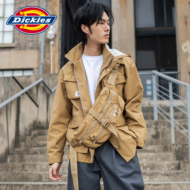 dickies可拆卸腰包男式隐藏帽夹克 dickies敢梦夹克