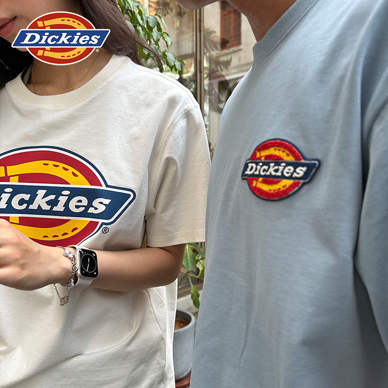 Dickies经典三色马蹄铁短袖