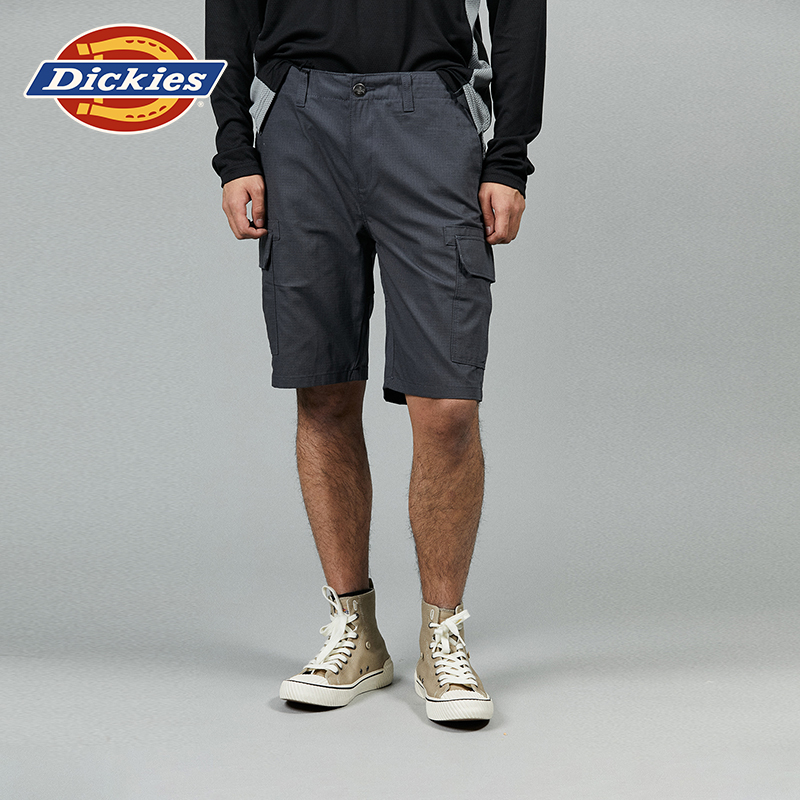 Dickies24春夏新款工装两侧翻盖大口袋休闲短裤男款下装-图1