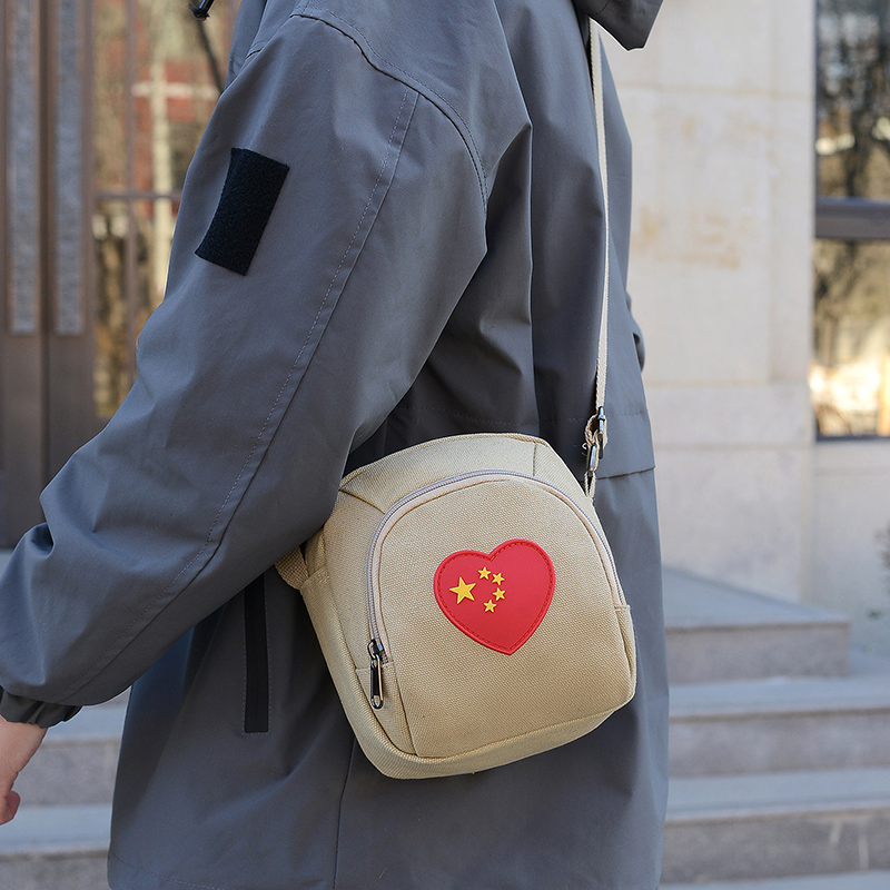 韩版男包单肩斜挎包休闲帆布包男士包包背包小包手机包2023新款男 - 图0