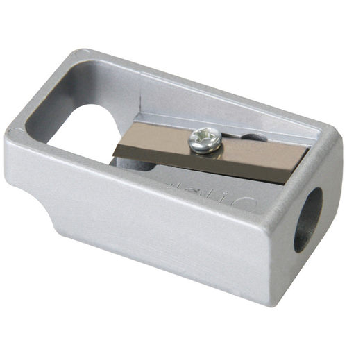 【两个装】得力0596锌合金卷笔刀办公学生卷笔器铅笔刨笔机削笔器 - 图0