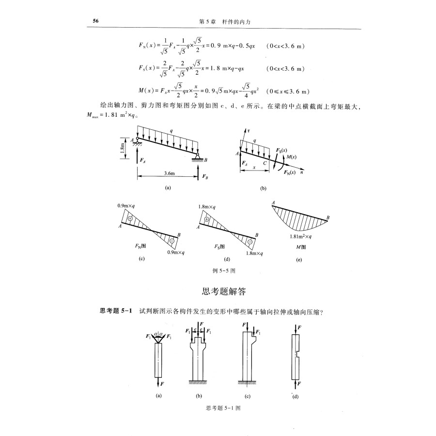 建筑力学同步辅导与题解沈养中高等教育出版社-图0