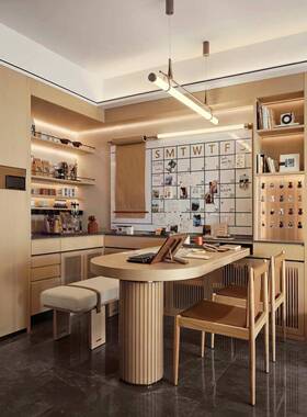 样板房厨房咖啡主题摆件