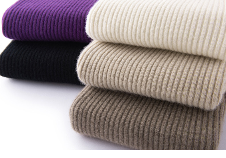 人手一件！无D百搭，高端系列 坑条高领纯羊绒衫女加厚毛衣女多色,淘宝优惠券,粉丝福利购,淘宝优惠卷