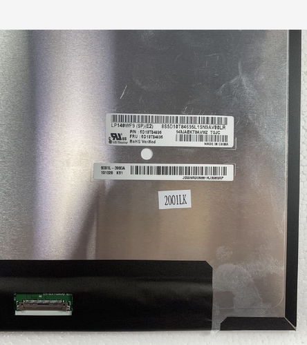 N140HCA-E5B B140HAN04.D N140HCG-GE1 NV140FHM-N4T LP140WFH-SPM1窄边背折14寸 LP140WF9-SPE2 B140HAN06.7 - 图0