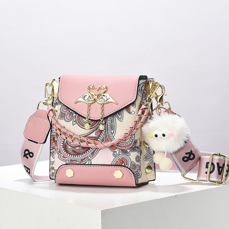 Western style mobile phone bag mini small bag for women 2026 new fashion versatile national style temperament single shoulder crossbody bag for women