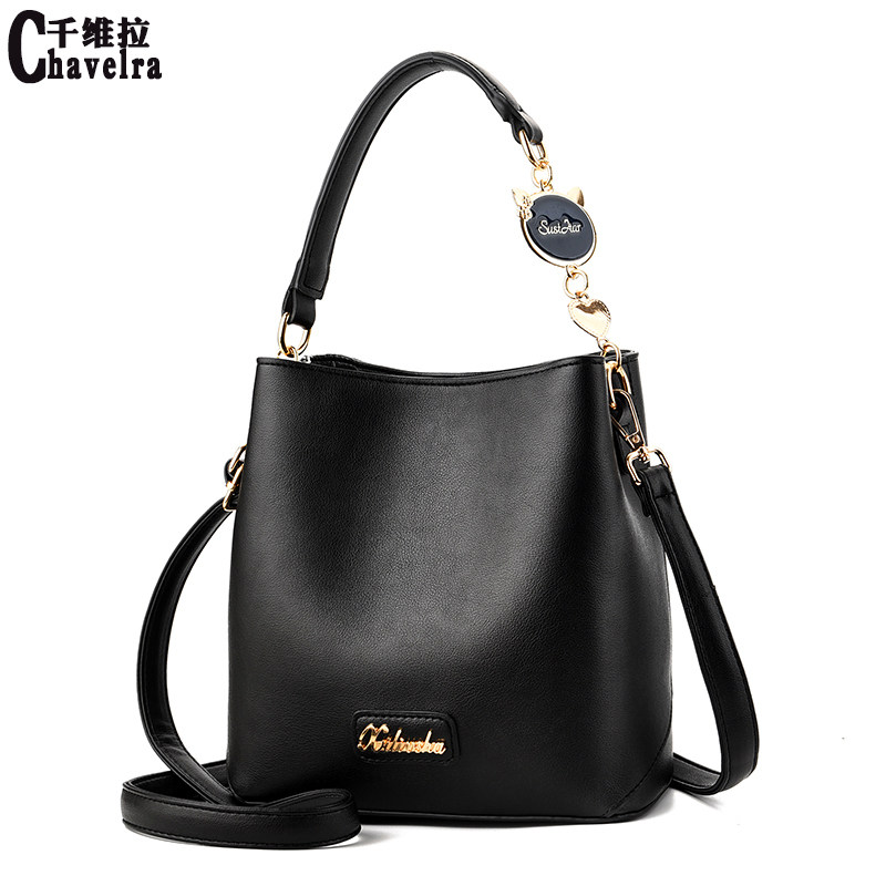 春季新款水桶包包2020简约软女包 千维拉女士包袋