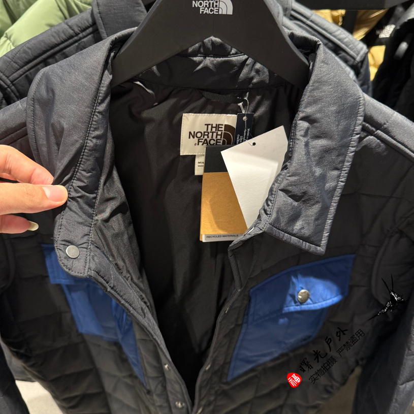 25春秋TheNorthFace北面户外男士保暖夹棉M66防风防泼水棉服|8C7S - 图0