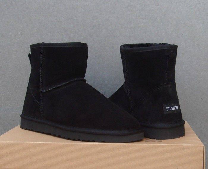 冬季加厚保暖棉靴男真皮短筒黑色棉鞋男雪地靴男特大码46 47 48码,淘宝优惠券,粉丝福利购,淘宝优惠卷