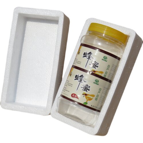 2斤蜂蜜塑料瓶泡沫包装盒 玻璃寄快递专用防撞防碎方形打包箱小号 - 图3